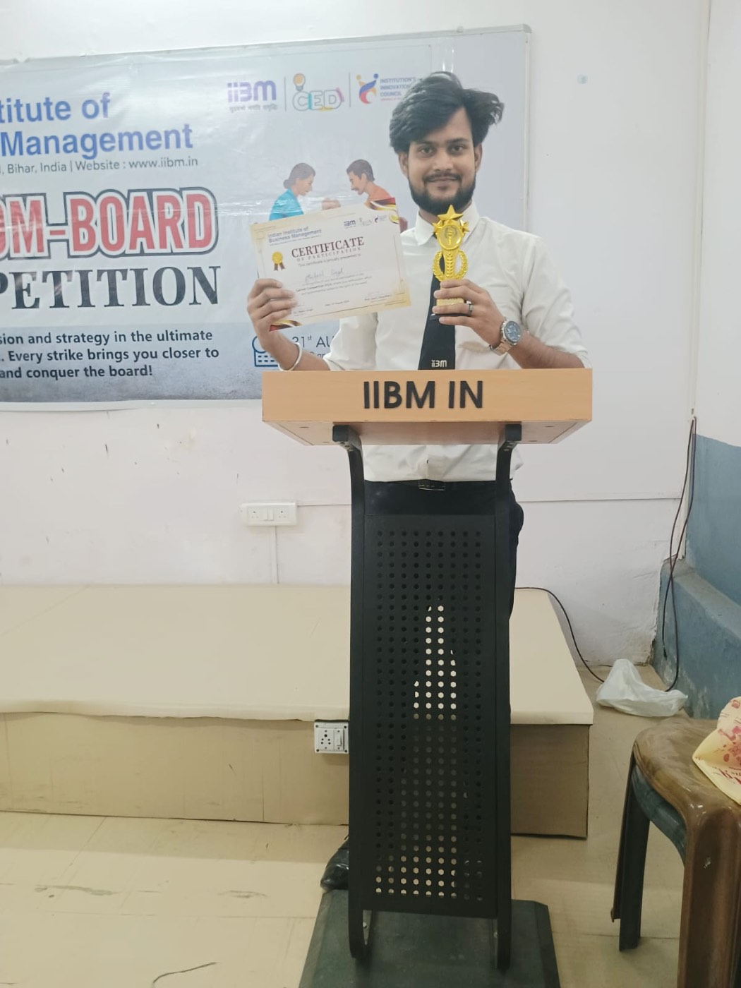 Exciting Carrom-Board Competition at IIBM: A Celebration of Skill and Camaraderie